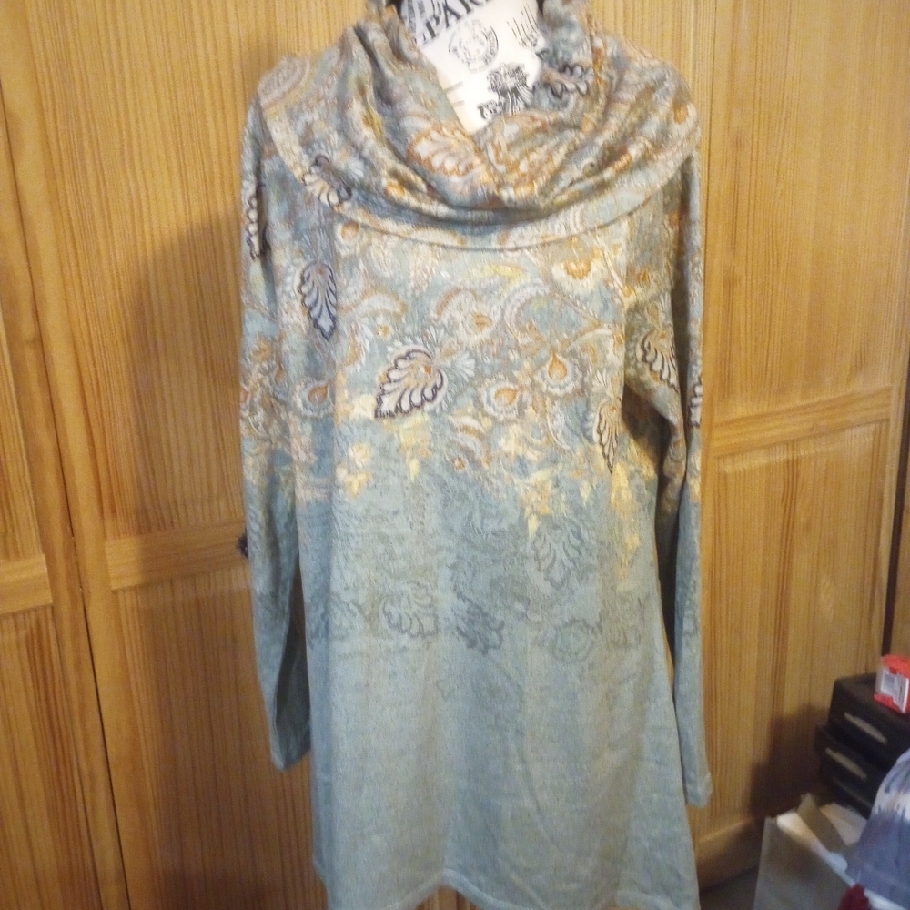 Elegant Cowl Neck Blouse